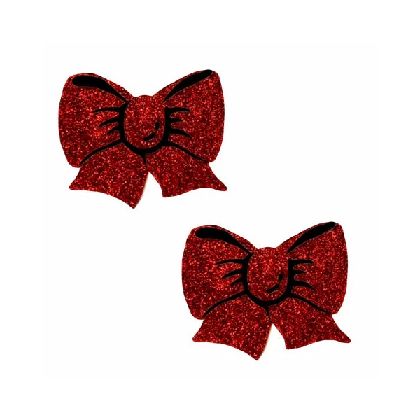 Glitter Bow Pasties