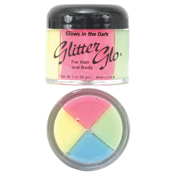 Glow in the Dark Glitter - 2 oz 4 Color