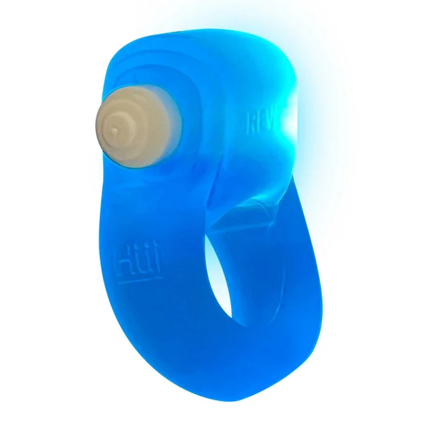 Glowdick Blue Ice LED Cockring Made from Soft Silicone