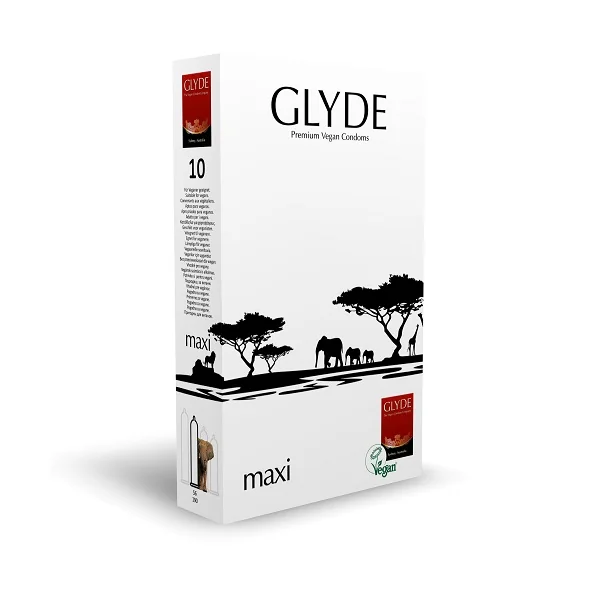 Glyde Ultra Maxi Vegan Condoms 10 Pack
