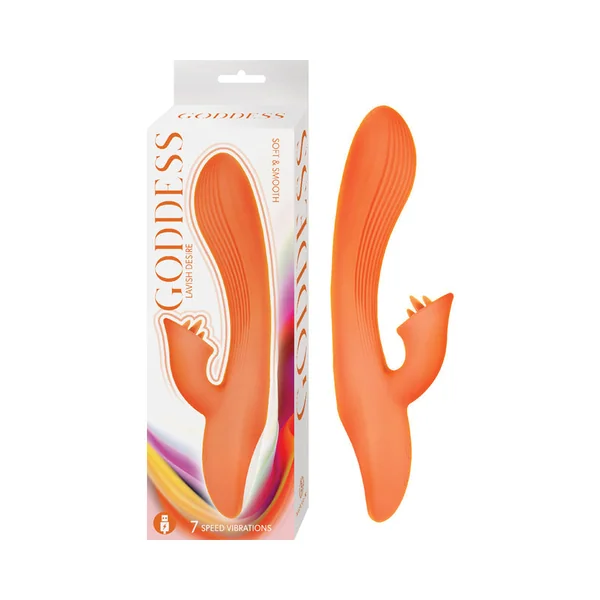 Goddess Lavish Desire Massager Orange
