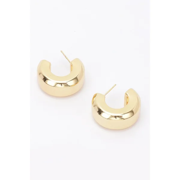 Gold Plated Metal Earring