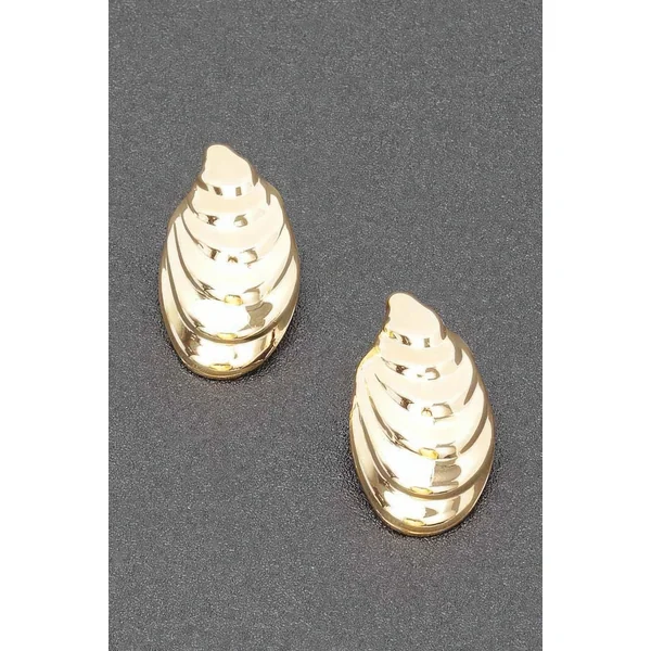 Gold Plated Metal Earring