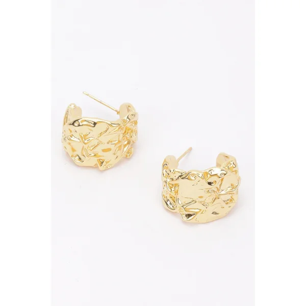 Gold Plated Metal Earring