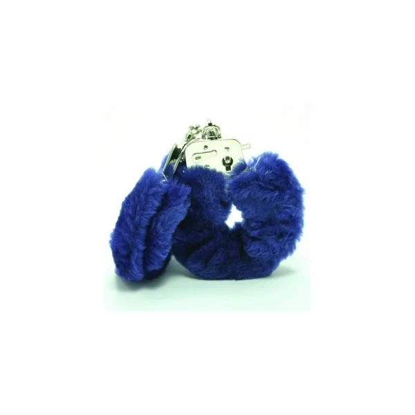 Golden Triangle Furry Love Cuffs Blue