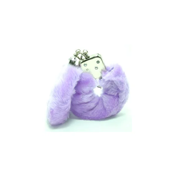 Golden Triangle Furry Love Cuffs Lavender
