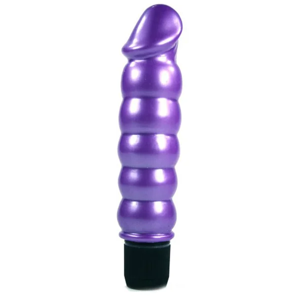 Golden Triangle Pearl Shine Beaded Vibrator Lavender