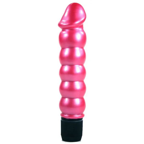 Golden Triangle Pearl Shine Beaded Vibrator Pink