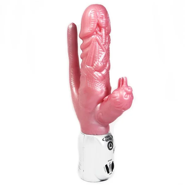 Golden Triangle Triple Treat Mauve Vibrator Pink