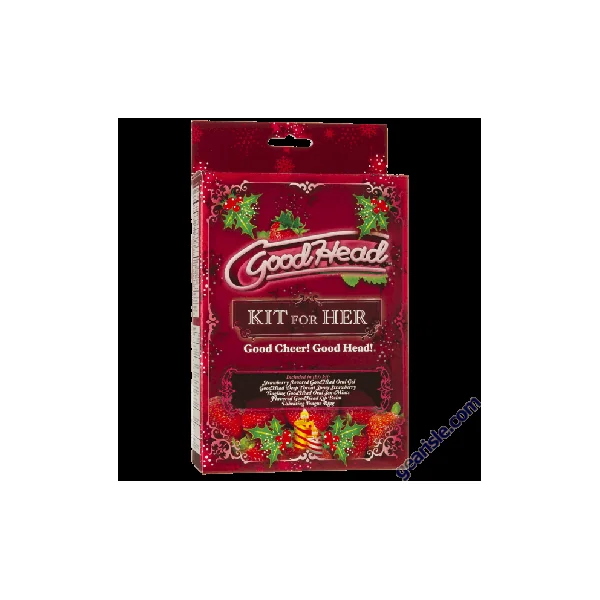 GoodHead Kit for Her Strawberry Mints Lip Balm Vibrating Ring