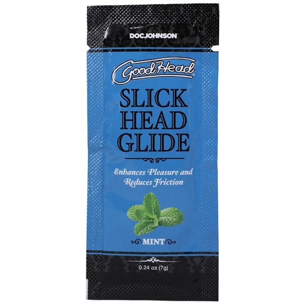 Goodhead Mint Slick Head Glide Single Use Personal Lubricant