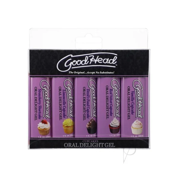 GoodHead Oral Delight Gel Cupcakes (5 Pack) 1oz