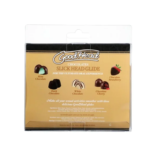 GoodHead Slick Head Glide Chocolates (5 Pack) 1oz