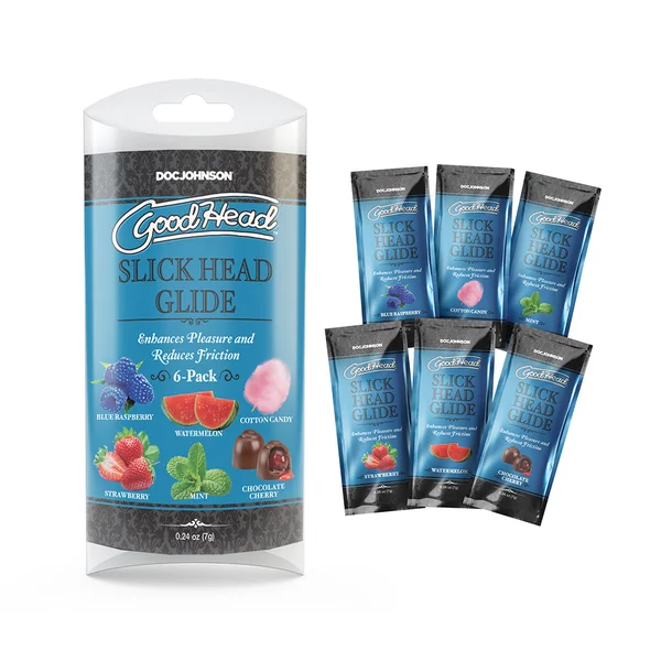 Goodhead Slick Head Glide Multi-flavor 6-pack 0.24 Oz.