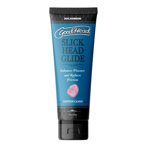 GoodHead Slick Head Glide Water Based Flavored Lubricant Cotton Candy 4oz