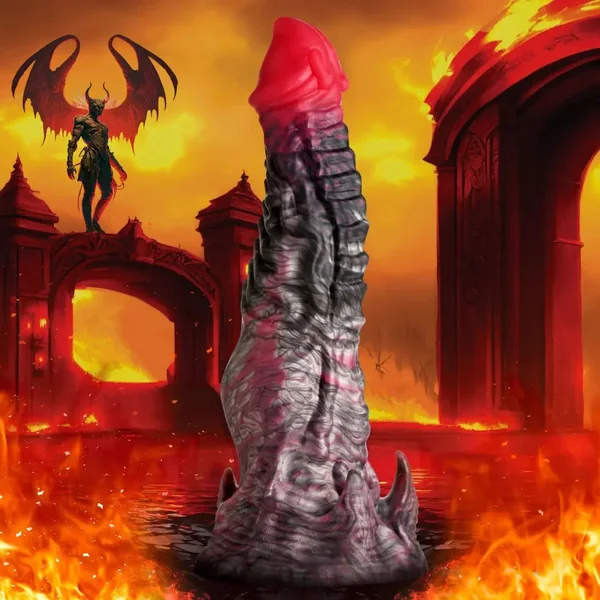 Hades Silicone Demon Dildo - Medium