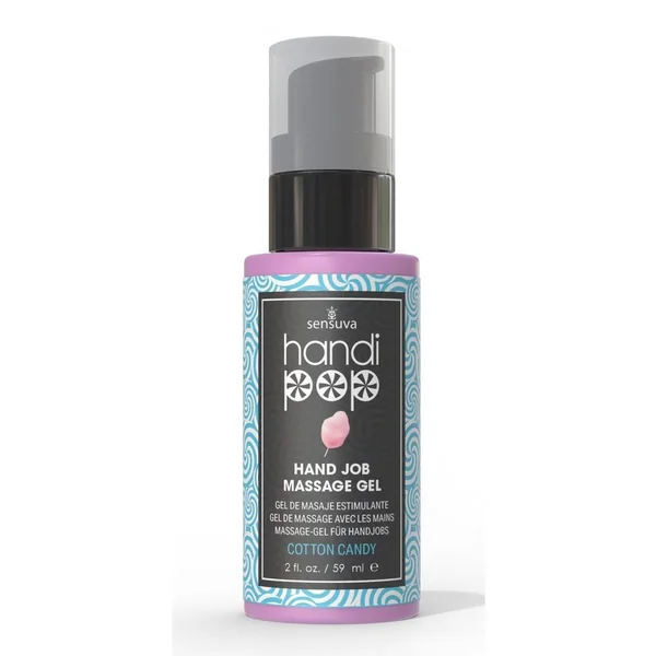 Handipop Edible Massage Gel Cotton Candy 2oz.