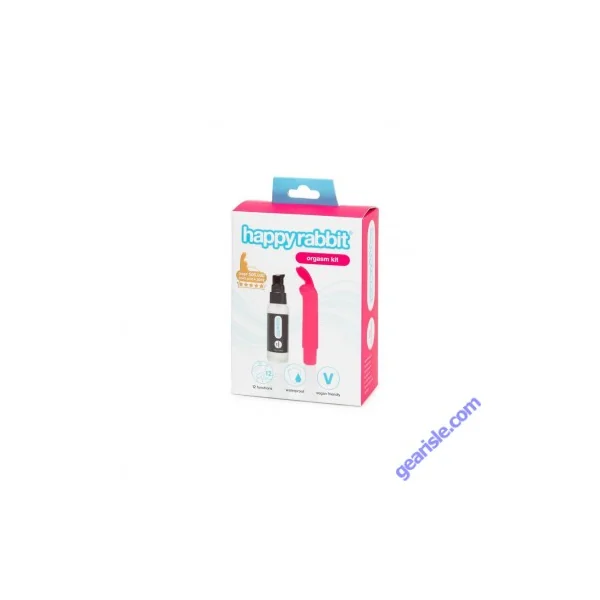 Happy Rabbit Orgasm Gel Lube Vegan Bullet Vibrator Kit