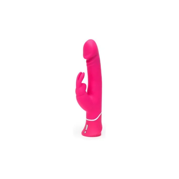 Happy Rabbit Realistic Dual-Density Rechargeable Rabbit Vibrator Pink