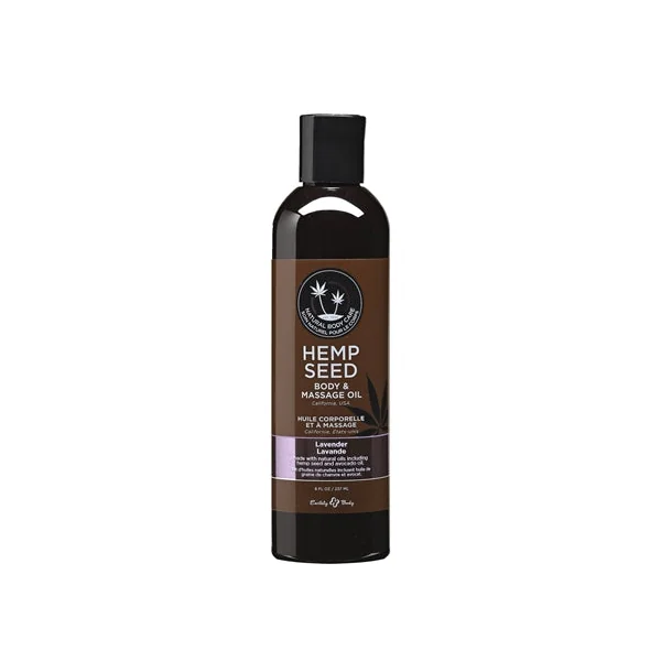 Hemp Seed Massage Oil - 8 Fl. Oz. - Lavender