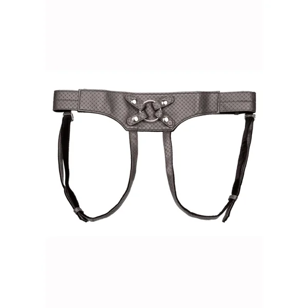 Her Royal Harness The Regal Empress Adjustable Harness – Pewter