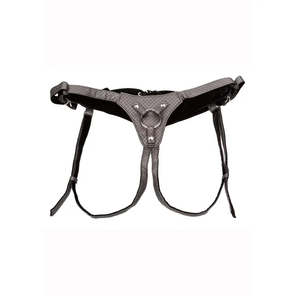 Her Royal Harness The Regal Queen Adjustable Harness – Pewter