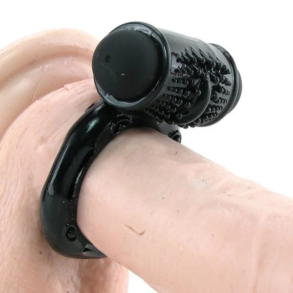 Hero Remote Control Vibrating Wireless Penis Ring Waterproof Black