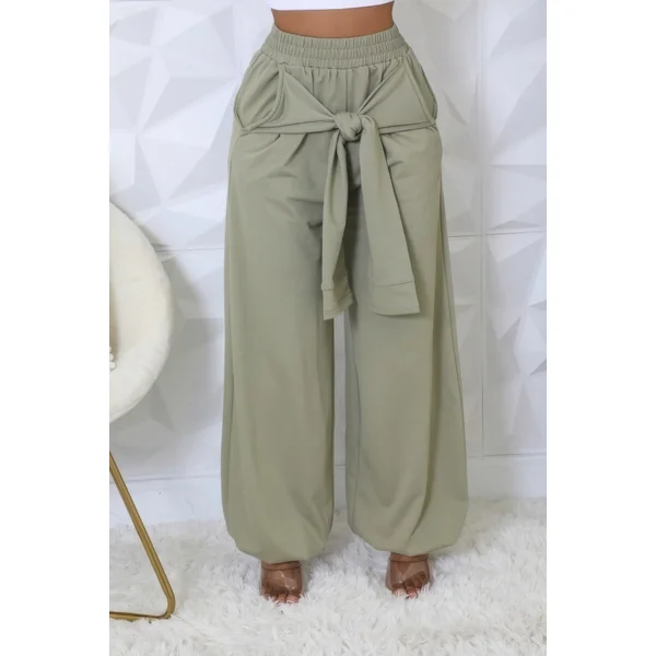 High-waisted Stretch Pants