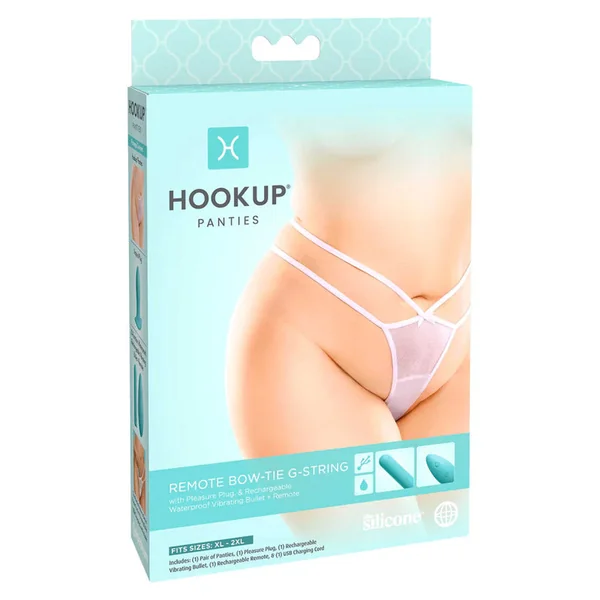 Hookup Panties Remote Bow Tie GString