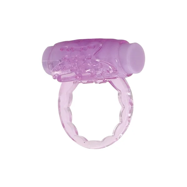 Humm Dinger Turbo Vibrating Cockring - Purple