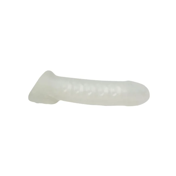 Husky Built Stretchy 8" Slimline Cock Extender - Clear