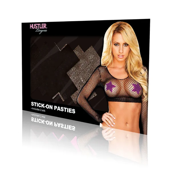 Hustler Pasties - X Black (2 Styles)