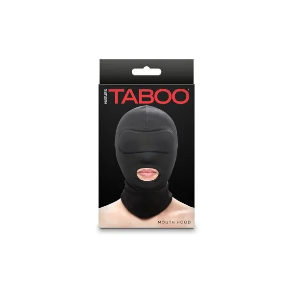 Hustler Taboo Mouth Hood Black