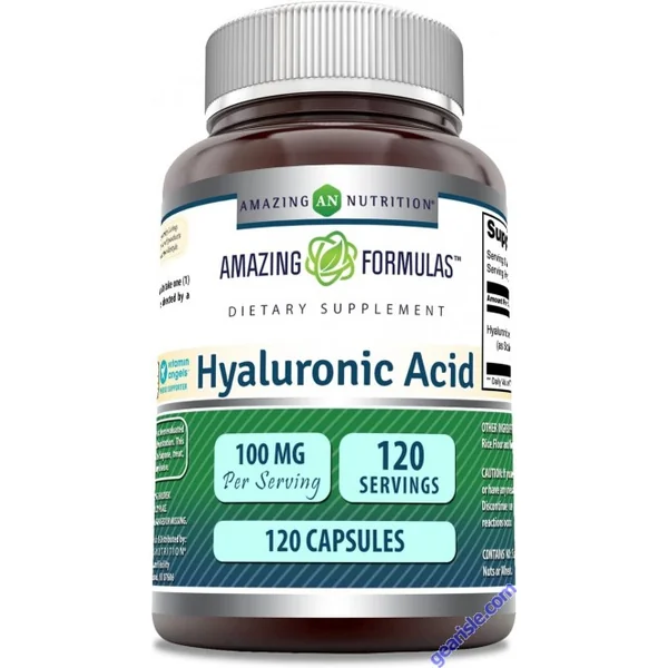 Hyaluronic Acid 100mg 120 Capsules Joint Support Amazing Formulas