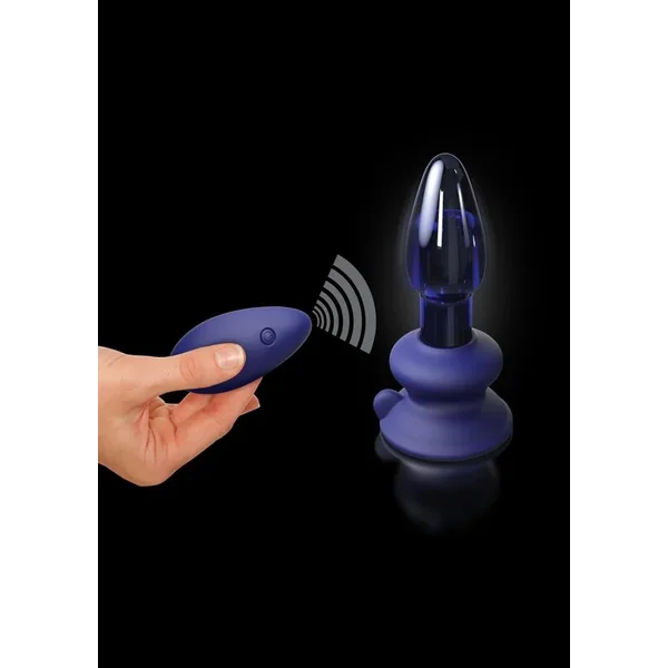 Icicles No. 85 Rechargeable Glass Tapered Plug with Remote Control