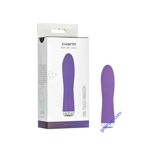 Iconic Charm Classic Travel Size Vibrator Violet