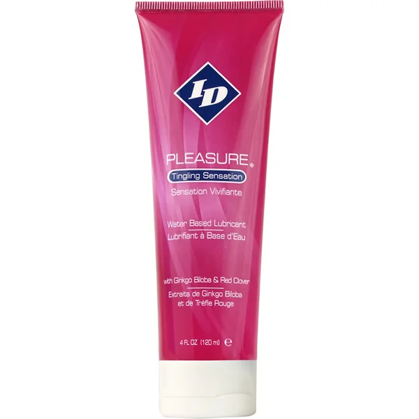 ID Pleasure Tingling Sensation Water Based Lubricant 4 Ounce Travel Tube