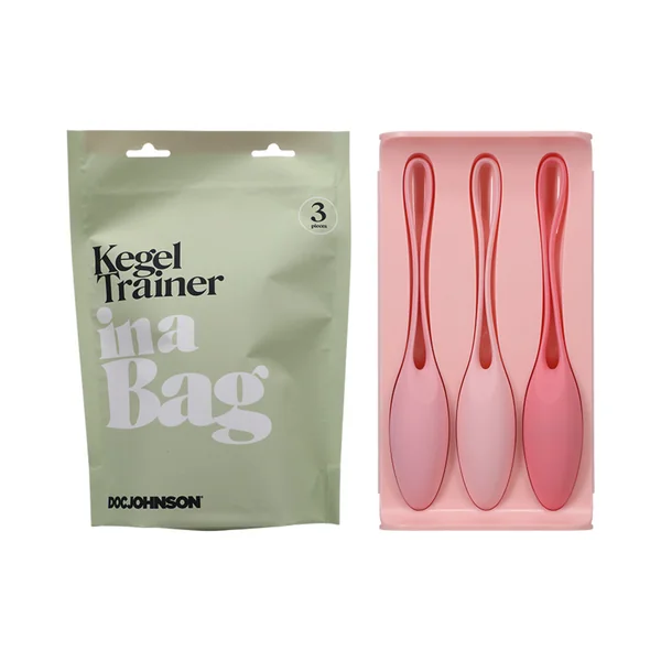In A Bag Kegel Trainer 3-piece Set Pink