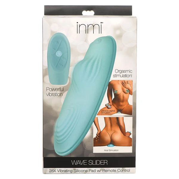 Inmi In Wave Slider 28X Vibrating Silicone Pad W/ Remote Control
