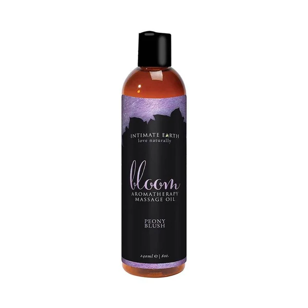 Intimate Earth - Aromatherapy Massage Oil - Bloom - Peony Blush - 8oz