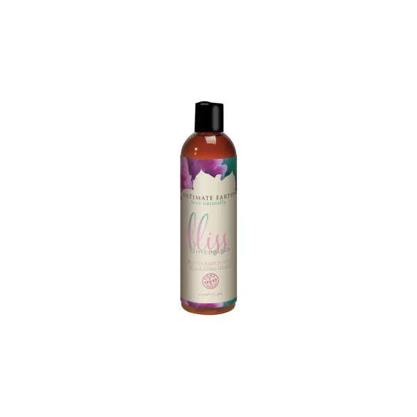Intimate Earth Bliss Clove Infused Water-Based Anal Relaxing Glide, 4 oz.