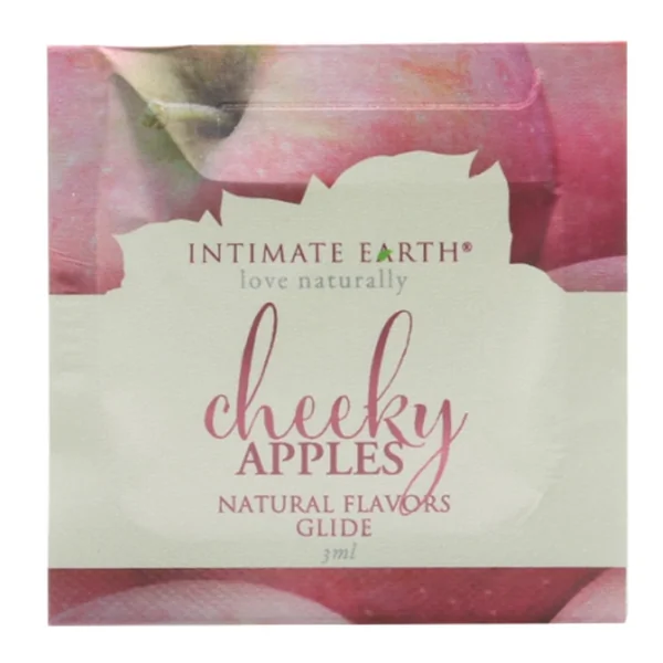 Intimate Earth Natural Flavored Lube Glide Cheeky Apples