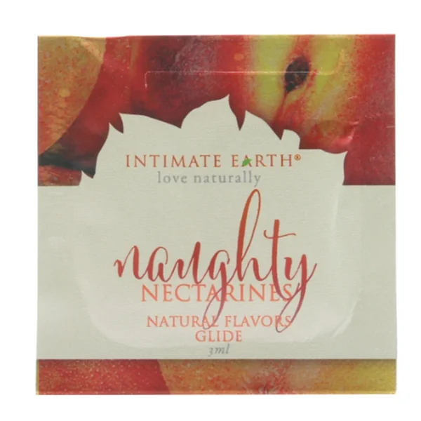 Intimate Earth Natural Flavored Lube Glide Naughty Nectarines