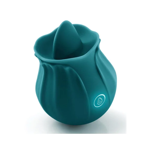 Inya The Kiss Rechargeable Silicone Clitoral Stimulator – Teal