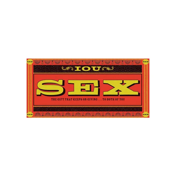 IOU Sex Coupons