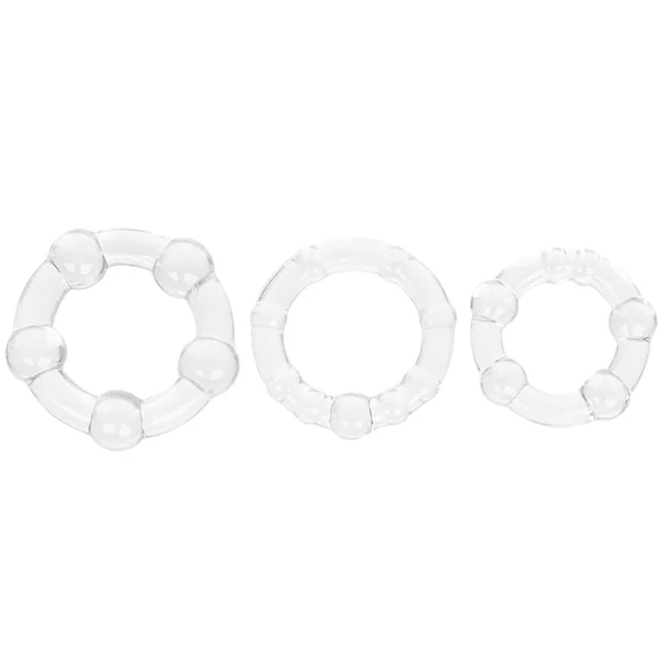 Island Rings in Clear