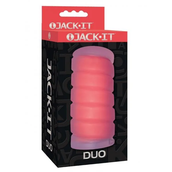 Jack-it Duo Stroker Cherry