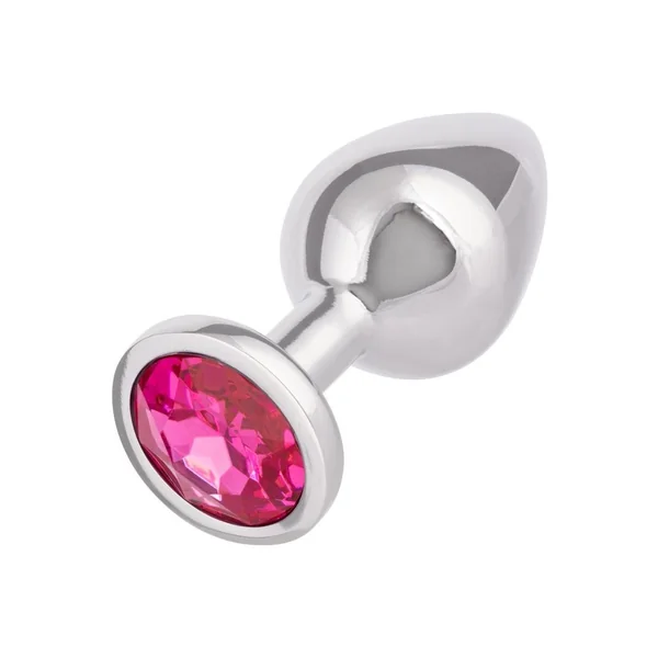 Jewel Rose Aluminum Anal Plug – Large – Pink
