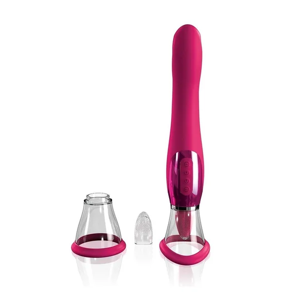 JimmyJane Apex Rechargeable Silicone Dual Vibrator – Pink
