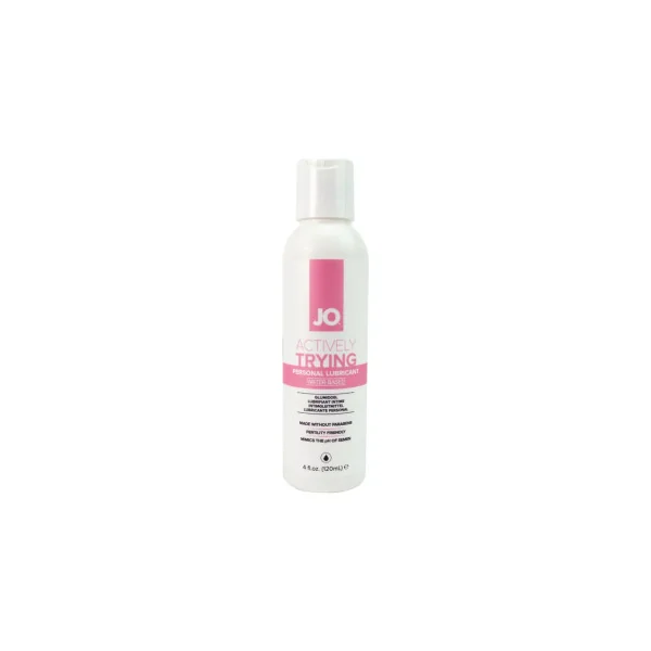 JO Actively Trying Paraben-Free Water-Based Lubricant, 4 oz.
